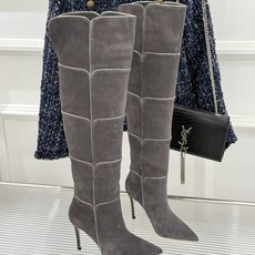 Gianvito Rossi 26WF秋冬新品尖头复古拼接细跟高跟短靴长靴复古拼接重塑尖头格调细高跟撑起 Gianvito Rossi 26WF秋冬新品尖头复古拼接细跟高跟短靴长靴复古拼接重塑尖头格调细高跟撑起