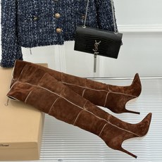Gianvito Rossi 26WF秋冬新品尖头复古拼接细跟高跟短靴长靴复古拼接重塑尖头格调细高跟撑起 Gianvito Rossi 26WF秋冬新品尖头复古拼接细跟高跟短靴长靴复古拼接重塑尖头格调细高跟撑起
