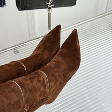 Gianvito Rossi 26WF秋冬新品尖头复古拼接细跟高跟短靴长靴复古拼接重塑尖头格调细高跟撑起 Gianvito Rossi 26WF秋冬新品尖头复古拼接细跟高跟短靴长靴复古拼接重塑尖头格调细高跟撑起