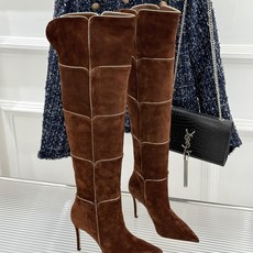 Gianvito Rossi 26WF秋冬新品尖头复古拼接细跟高跟短靴长靴复古拼接重塑尖头格调细高跟撑起 Gianvito Rossi 26WF秋冬新品尖头复古拼接细跟高跟短靴长靴复古拼接重塑尖头格调细高跟撑起