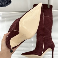 Gianvito Rossi 26WF秋冬新品尖头复古拼接细跟高跟短靴长靴复古拼接重塑尖头格调细高跟撑起 Gianvito Rossi 26WF秋冬新品尖头复古拼接细跟高跟短靴长靴复古拼接重塑尖头格调细高跟撑起