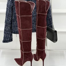 Gianvito Rossi 26WF秋冬新品尖头复古拼接细跟高跟短靴长靴复古拼接重塑尖头格调细高跟撑起 Gianvito Rossi 26WF秋冬新品尖头复古拼接细跟高跟短靴长靴复古拼接重塑尖头格调细高跟撑起