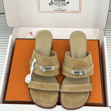 (配原版飞机盒)Hermès/爱马仕26WF新品Kelly扣一字带拖鞋夏日衣橱的点睛之笔质感经得住反复打 (配原版飞机盒)Hermès/爱马仕26WF新品Kelly扣一字带拖鞋夏日衣橱的点睛之笔质感经得住反复打
