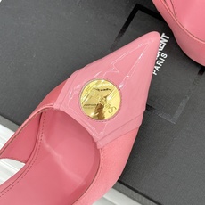 Saint Laurent /圣罗兰26WF新品金属扣尖头细高后空跟高跟凉鞋今年秋季必入王炸款冷艳御姐气 Saint Laurent /圣罗兰26WF新品金属扣尖头细高后空跟高跟凉鞋今年秋季必入王炸款冷艳御姐气