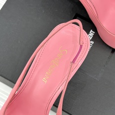Saint Laurent /圣罗兰26WF新品金属扣尖头细高后空跟高跟凉鞋今年秋季必入王炸款冷艳御姐气 Saint Laurent /圣罗兰26WF新品金属扣尖头细高后空跟高跟凉鞋今年秋季必入王炸款冷艳御姐气