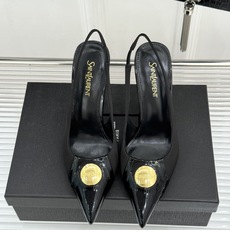 Saint Laurent /圣罗兰26WF新品金属扣尖头细高后空跟高跟凉鞋今年秋季必入王炸款冷艳御姐气 Saint Laurent /圣罗兰26WF新品金属扣尖头细高后空跟高跟凉鞋今年秋季必入王炸款冷艳御姐气