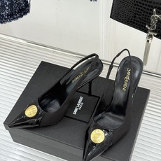 Saint Laurent /圣罗兰26WF新品金属扣尖头细高后空跟高跟凉鞋今年秋季必入王炸款冷艳御姐气 Saint Laurent /圣罗兰26WF新品金属扣尖头细高后空跟高跟凉鞋今年秋季必入王炸款冷艳御姐气
