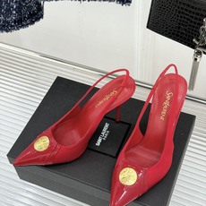 Saint Laurent /圣罗兰26WF新品金属扣尖头细高后空跟高跟凉鞋今年秋季必入王炸款冷艳御姐气 Saint Laurent /圣罗兰26WF新品金属扣尖头细高后空跟高跟凉鞋今年秋季必入王炸款冷艳御姐气