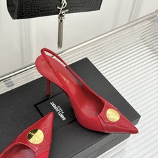 Saint Laurent /圣罗兰26WF新品金属扣尖头细高后空跟高跟凉鞋今年秋季必入王炸款冷艳御姐气 Saint Laurent /圣罗兰26WF新品金属扣尖头细高后空跟高跟凉鞋今年秋季必入王炸款冷艳御姐气