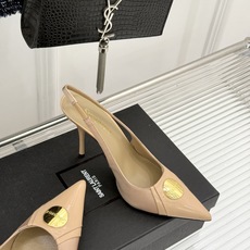 Saint Laurent /圣罗兰26WF新品金属扣尖头细高后空跟高跟凉鞋今年秋季必入王炸款冷艳御姐气 Saint Laurent /圣罗兰26WF新品金属扣尖头细高后空跟高跟凉鞋今年秋季必入王炸款冷艳御姐气