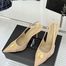 Saint Laurent /圣罗兰26WF新品金属扣尖头细高后空跟高跟凉鞋今年秋季必入王炸款冷艳御姐气 Saint Laurent /圣罗兰26WF新品金属扣尖头细高后空跟高跟凉鞋今年秋季必入王炸款冷艳御姐气