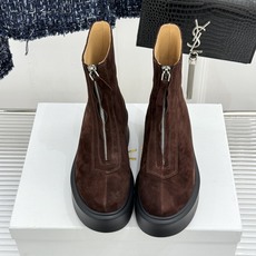 The Row 26WF新品前拉链增高厚底松糕靴子系列大表姐刘雯同款上脚极简老钱风质感直接拉满头层牛皮打 The Row 26WF新品前拉链增高厚底松糕靴子系列大表姐刘雯同款上脚极简老钱风质感直接拉满头层牛皮打