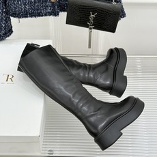 The Row 26WF新品前拉链增高厚底松糕靴子系列大表姐刘雯同款上脚极简老钱风质感直接拉满头层牛皮打 The Row 26WF新品前拉链增高厚底松糕靴子系列大表姐刘雯同款上脚极简老钱风质感直接拉满头层牛皮打