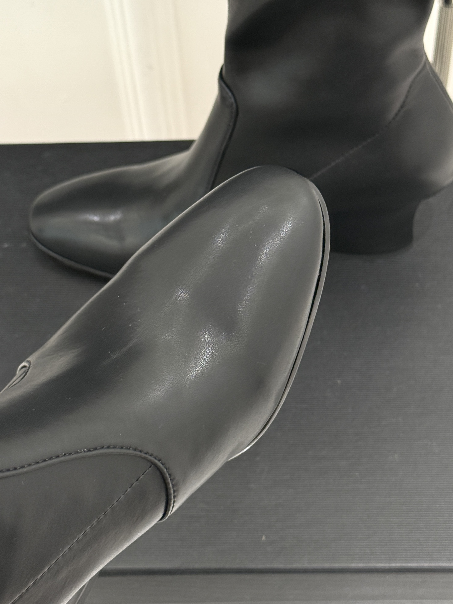 Jil Sander/吉尔桑达极26WF新品粗跟弹力靴系列秋冬衣橱百搭刚需单品低调奢牌诚意之作弹力靴筒妥