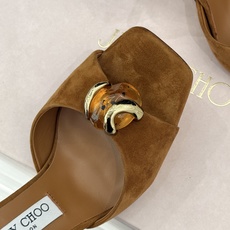 Jimmy Choo/吉米周26WF新品金属扣方头高跟凉鞋金属方扣镌刻品牌标识方头剪裁利落显脚瘦纤细高跟 Jimmy Choo/吉米周26WF新品金属扣方头高跟凉鞋金属方扣镌刻品牌标识方头剪裁利落显脚瘦纤细高跟