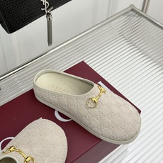 Gucci/古驰26WF新品双G马衔扣老花包头穆勒半拖双G老花续写复古经典金属马衔扣定格腔调穆勒半拖慵懒 Gucci/古驰26WF新品双G马衔扣老花包头穆勒半拖双G老花续写复古经典金属马衔扣定格腔调穆勒半拖慵懒
