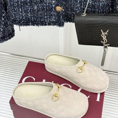 Gucci/古驰26WF新品双G马衔扣老花包头穆勒半拖双G老花续写复古经典金属马衔扣定格腔调穆勒半拖慵懒 Gucci/古驰26WF新品双G马衔扣老花包头穆勒半拖双G老花续写复古经典金属马衔扣定格腔调穆勒半拖慵懒