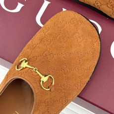 Gucci/古驰26WF新品双G马衔扣老花包头穆勒半拖双G老花续写复古经典金属马衔扣定格腔调穆勒半拖慵懒 Gucci/古驰26WF新品双G马衔扣老花包头穆勒半拖双G老花续写复古经典金属马衔扣定格腔调穆勒半拖慵懒