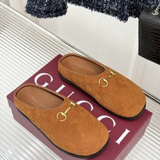 Gucci/古驰26WF新品双G马衔扣老花包头穆勒半拖双G老花续写复古经典金属马衔扣定格腔调穆勒半拖慵懒 Gucci/古驰26WF新品双G马衔扣老花包头穆勒半拖双G老花续写复古经典金属马衔扣定格腔调穆勒半拖慵懒