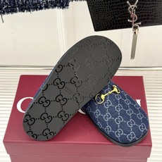 Gucci/古驰26WF新品双G马衔扣老花包头穆勒半拖双G老花续写复古经典金属马衔扣定格腔调穆勒半拖慵懒 Gucci/古驰26WF新品双G马衔扣老花包头穆勒半拖双G老花续写复古经典金属马衔扣定格腔调穆勒半拖慵懒