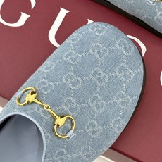 Gucci/古驰26WF新品双G马衔扣老花包头穆勒半拖双G老花续写复古经典金属马衔扣定格腔调穆勒半拖慵懒 Gucci/古驰26WF新品双G马衔扣老花包头穆勒半拖双G老花续写复古经典金属马衔扣定格腔调穆勒半拖慵懒
