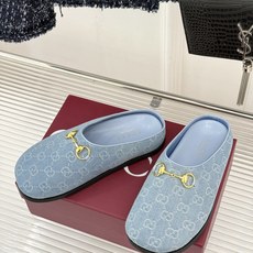 Gucci/古驰26WF新品双G马衔扣老花包头穆勒半拖双G老花续写复古经典金属马衔扣定格腔调穆勒半拖慵懒 Gucci/古驰26WF新品双G马衔扣老花包头穆勒半拖双G老花续写复古经典金属马衔扣定格腔调穆勒半拖慵懒