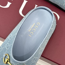 Gucci/古驰26WF新品双G马衔扣老花包头穆勒半拖双G老花续写复古经典金属马衔扣定格腔调穆勒半拖慵懒 Gucci/古驰26WF新品双G马衔扣老花包头穆勒半拖双G老花续写复古经典金属马衔扣定格腔调穆勒半拖慵懒
