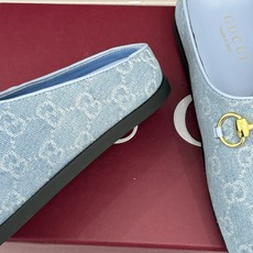 Gucci/古驰26WF新品双G马衔扣老花包头穆勒半拖双G老花续写复古经典金属马衔扣定格腔调穆勒半拖慵懒 Gucci/古驰26WF新品双G马衔扣老花包头穆勒半拖双G老花续写复古经典金属马衔扣定格腔调穆勒半拖慵懒