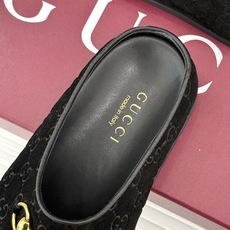 Gucci/古驰26WF新品双G马衔扣老花包头穆勒半拖双G老花续写复古经典金属马衔扣定格腔调穆勒半拖慵懒 Gucci/古驰26WF新品双G马衔扣老花包头穆勒半拖双G老花续写复古经典金属马衔扣定格腔调穆勒半拖慵懒