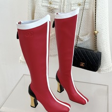 CHANE*|小香26A秋冬新品 双C拼接方头金属跟高跟长靴 秋冬鞋柜必有它位置 时髦精闭眼入不亏 解锁秋冬穿搭万能密码 CHANE*|小香26A秋冬新品 双C拼接方头金属跟高跟长靴 秋冬鞋柜必有它位置 时髦精闭眼入不亏 解锁秋冬穿搭万能密码