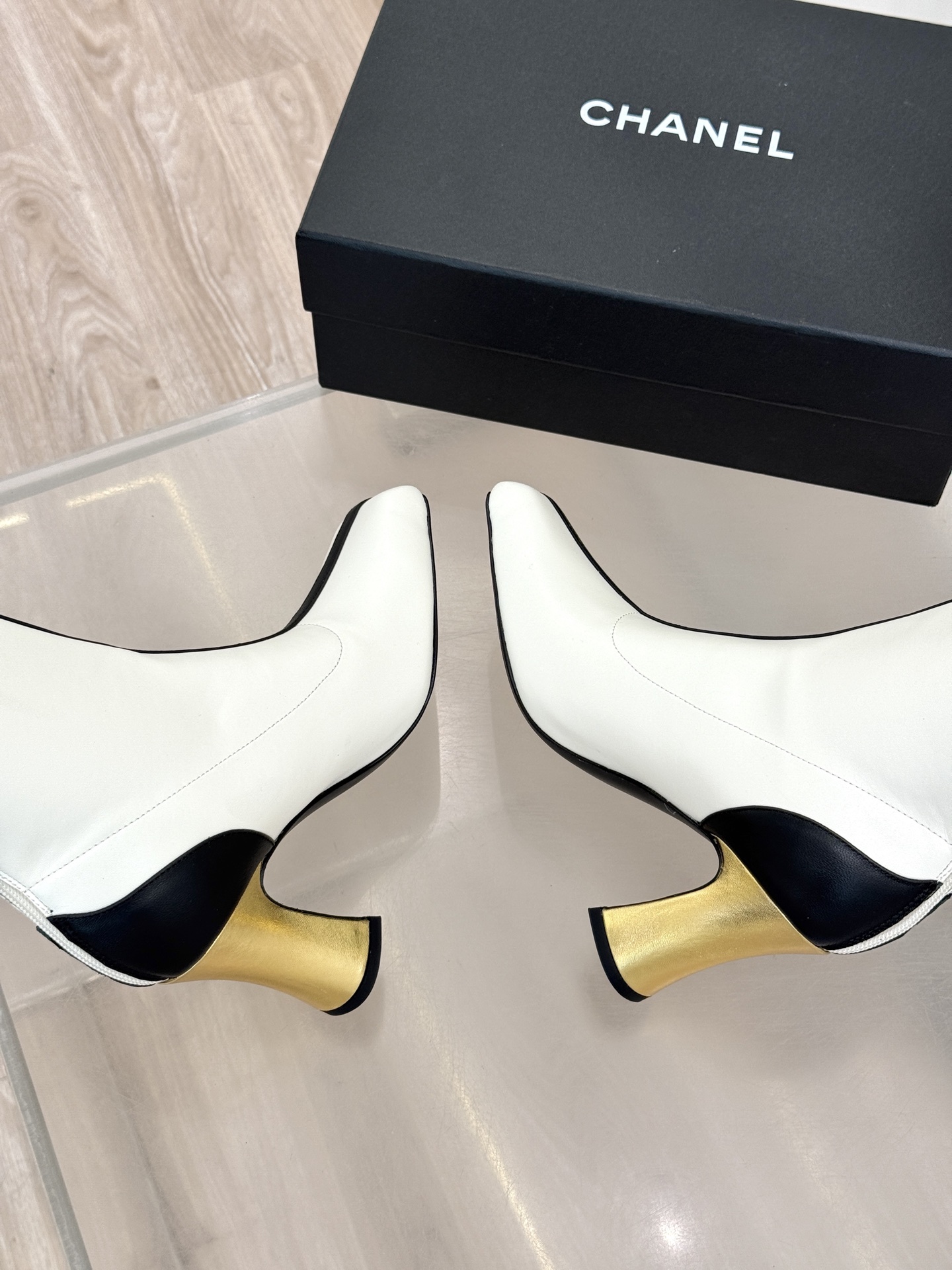 CHANE*｜小香26A秋冬新品 双C拼接方头金属跟高跟长靴 秋冬鞋柜必有它位置 时髦精闭眼入不亏 解锁秋冬穿搭万能密码