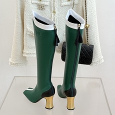CHANE*|小香26A秋冬新品 双C拼接方头金属跟高跟长靴 秋冬鞋柜必有它位置 时髦精闭眼入不亏 解锁秋冬穿搭万能密码 CHANE*|小香26A秋冬新品 双C拼接方头金属跟高跟长靴 秋冬鞋柜必有它位置 时髦精闭眼入不亏 解锁秋冬穿搭万能密码