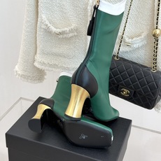 CHANE*|小香26A秋冬新品 双C拼接方头金属跟高跟长靴 秋冬鞋柜必有它位置 时髦精闭眼入不亏 解锁秋冬穿搭万能密码 CHANE*|小香26A秋冬新品 双C拼接方头金属跟高跟长靴 秋冬鞋柜必有它位置 时髦精闭眼入不亏 解锁秋冬穿搭万能密码