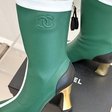 CHANE*|小香26A秋冬新品 双C拼接方头金属跟高跟长靴 秋冬鞋柜必有它位置 时髦精闭眼入不亏 解锁秋冬穿搭万能密码 CHANE*|小香26A秋冬新品 双C拼接方头金属跟高跟长靴 秋冬鞋柜必有它位置 时髦精闭眼入不亏 解锁秋冬穿搭万能密码