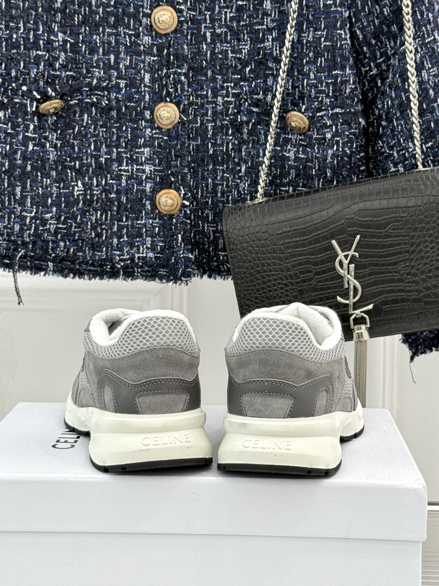 Celine/赛琳26WF新品 凯旋门厚底老爹鞋运动鞋 凯旋门徽标低调吸睛 厚底悄悄拉长腿型 复古摩登氛围感拉满 牛 Celine/赛琳26WF新品 凯旋门厚底老爹鞋运动鞋 凯旋门徽标低调吸睛 厚底悄悄拉长腿型 复古摩登氛围感拉满 牛