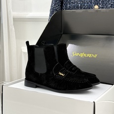 (配原版飞机盒) saintlaurent/YSL圣罗兰26WF 新品褶皱切尔西短靴 秋冬衣橱必备酷飒单品 上脚秒变摩登 (配原版飞机盒) saintlaurent/YSL圣罗兰26WF 新品褶皱切尔西短靴 秋冬衣橱必备酷飒单品 上脚秒变摩登