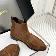 (配原版飞机盒) saintlaurent/YSL圣罗兰26WF 新品褶皱切尔西短靴 秋冬衣橱必备酷飒单品 上脚秒变摩登 (配原版飞机盒) saintlaurent/YSL圣罗兰26WF 新品褶皱切尔西短靴 秋冬衣橱必备酷飒单品 上脚秒变摩登