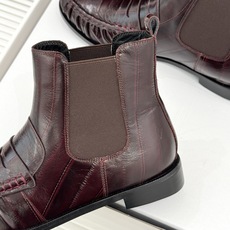 (配原版飞机盒) saintlaurent/YSL圣罗兰26WF 新品褶皱切尔西短靴 秋冬衣橱必备酷飒单品 上脚秒变摩登 (配原版飞机盒) saintlaurent/YSL圣罗兰26WF 新品褶皱切尔西短靴 秋冬衣橱必备酷飒单品 上脚秒变摩登