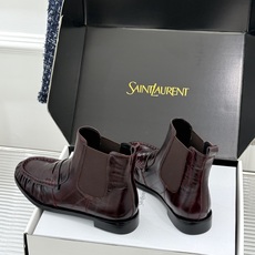 (配原版飞机盒) saintlaurent/YSL圣罗兰26WF 新品褶皱切尔西短靴 秋冬衣橱必备酷飒单品 上脚秒变摩登 (配原版飞机盒) saintlaurent/YSL圣罗兰26WF 新品褶皱切尔西短靴 秋冬衣橱必备酷飒单品 上脚秒变摩登