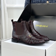 (配原版飞机盒) saintlaurent/YSL圣罗兰26WF 新品褶皱切尔西短靴 秋冬衣橱必备酷飒单品 上脚秒变摩登 (配原版飞机盒) saintlaurent/YSL圣罗兰26WF 新品褶皱切尔西短靴 秋冬衣橱必备酷飒单品 上脚秒变摩登