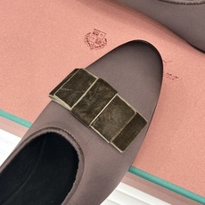 Loro Piana/LWF新品复古 蝴蝶结平底芭蕾舞鞋单鞋 意式匠心手工打造 小羊皮面触感柔润细腻 缎面结饰优雅点睛 Loro Piana/LWF新品复古 蝴蝶结平底芭蕾舞鞋单鞋 意式匠心手工打造 小羊皮面触感柔润细腻 缎面结饰优雅点睛