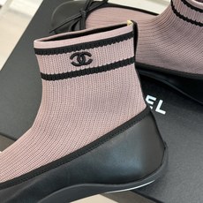 CHANE*|小香26B新品蝴蝶结 休闲芭蕾舞平底袜子靴短靴 鞋柜里私藏宝藏款 弹力针织袜筒贴脚踝 缎面蝴蝶结点缀鞋身 CHANE*|小香26B新品蝴蝶结 休闲芭蕾舞平底袜子靴短靴 鞋柜里私藏宝藏款 弹力针织袜筒贴脚踝 缎面蝴蝶结点缀鞋身