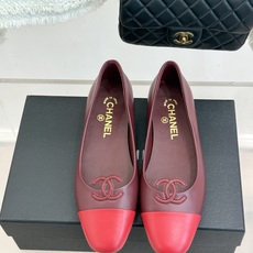 CHANE*|小香26B新品双C 拼色平底芭蕾舞鞋单鞋 经典双C徽标辨识度高 撞色晕染柔雅层次感 小羊皮鞋面细腻如脂 圆 CHANE*|小香26B新品双C 拼色平底芭蕾舞鞋单鞋 经典双C徽标辨识度高 撞色晕染柔雅层次感 小羊皮鞋面细腻如脂 圆