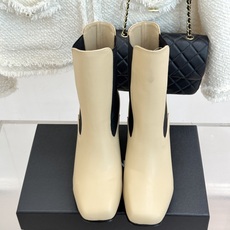 CHANE*|小香26B新品极简 方头切尔西粗跟短靴 极简方头勾勒利落足型 切尔西靴型自带松弛质感 侧松紧设计穿脱便捷省 CHANE*|小香26B新品极简 方头切尔西粗跟短靴 极简方头勾勒利落足型 切尔西靴型自带松弛质感 侧松紧设计穿脱便捷省