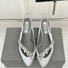 Balenciaga x Manolo Blahnik联盟款 26WF新品水晶叶真丝高跟凉鞋 巴黎世家联名莫罗新作 真丝 Balenciaga x Manolo Blahnik联盟款 26WF新品水晶叶真丝高跟凉鞋 巴黎世家联名莫罗新作 真丝