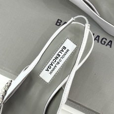 Balenciaga x Manolo Blahnik联盟款 26WF新品水晶叶真丝高跟凉鞋 巴黎世家联名莫罗新作 真丝 Balenciaga x Manolo Blahnik联盟款 26WF新品水晶叶真丝高跟凉鞋 巴黎世家联名莫罗新作 真丝