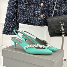 Balenciaga x Manolo Blahnik联盟款 26WF新品水晶叶真丝高跟凉鞋 巴黎世家联名莫罗新作 真丝 Balenciaga x Manolo Blahnik联盟款 26WF新品水晶叶真丝高跟凉鞋 巴黎世家联名莫罗新作 真丝