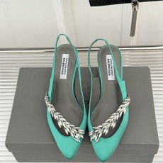Balenciaga x Manolo Blahnik联盟款 26WF新品水晶叶真丝高跟凉鞋 巴黎世家联名莫罗新作 真丝 Balenciaga x Manolo Blahnik联盟款 26WF新品水晶叶真丝高跟凉鞋 巴黎世家联名莫罗新作 真丝