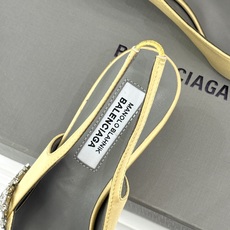 Balenciaga x Manolo Blahnik联盟款 26WF新品水晶叶真丝高跟凉鞋 巴黎世家联名莫罗新作 真丝 Balenciaga x Manolo Blahnik联盟款 26WF新品水晶叶真丝高跟凉鞋 巴黎世家联名莫罗新作 真丝