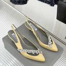 Balenciaga x Manolo Blahnik联盟款 26WF新品水晶叶真丝高跟凉鞋 巴黎世家联名莫罗新作 真丝 Balenciaga x Manolo Blahnik联盟款 26WF新品水晶叶真丝高跟凉鞋 巴黎世家联名莫罗新作 真丝